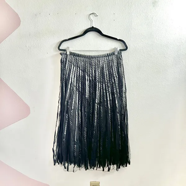 Black Tulle Maxi‎ Skirt Whimsigoth Fairy Grunge Witchy Vamp Large - Image 2