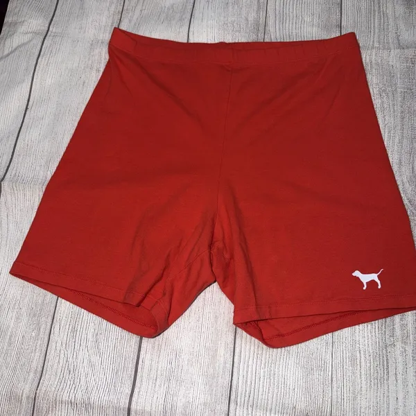 Victoria's Secret PINK Yoga Shorts Red Coral Size Small - Image 7