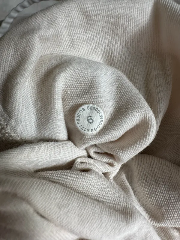 Lululemon Relaxed Fit French Terry Jogger White Opal 6 - Image 4