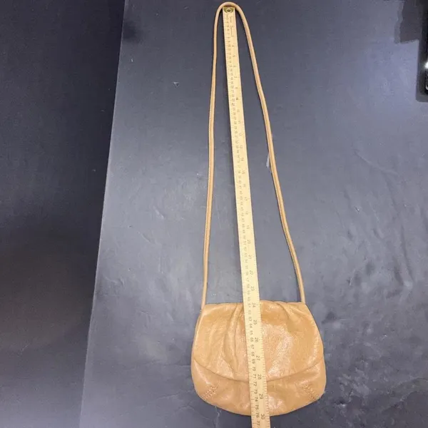 Fossil Boho Brown Leather Crossbody Bag Purse Key‎ Adjustable Vintage Y2K - Image 10