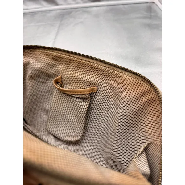 Dooney & Bourke Monogram Satchel Hand Bag Purse Womens Brown Tan Vintage K802423 - Image 3