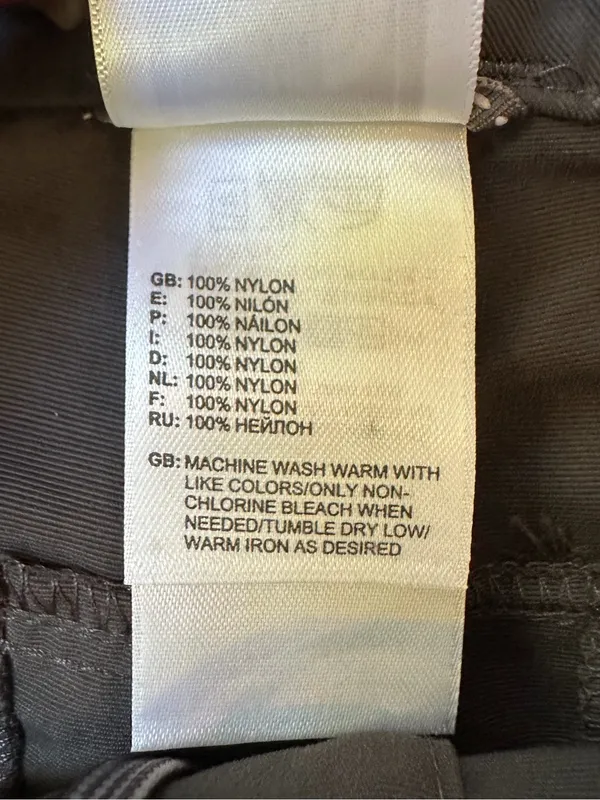 The North Face Convertible Hiking Cargo Pants Zip Off Shorts Grey Women’s 18 - Image 9