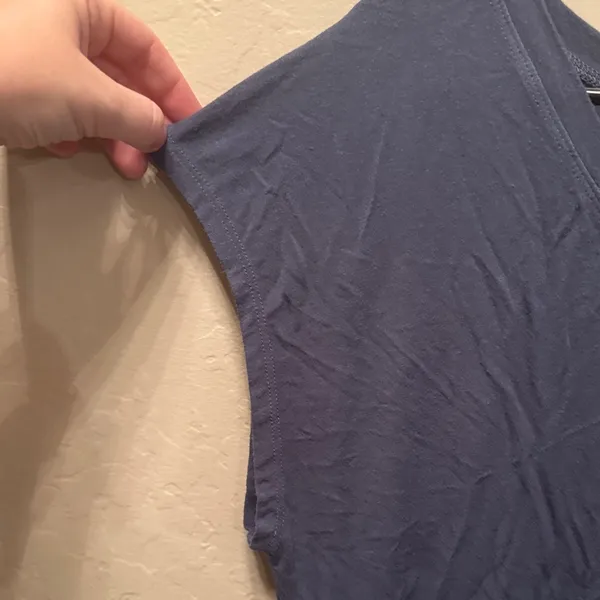 Nine Britton Deep Blue Short Sleeve Top / R24 - Image 3