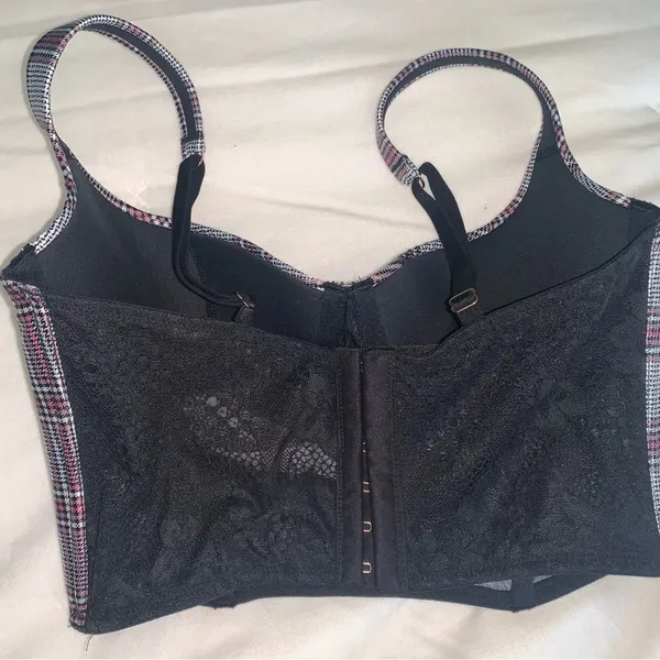 Victoria’s Secret Plaid Corset Top 34B - Image 5