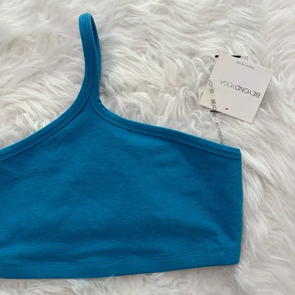 Beyond Yoga Spacedye One Up Bra Cali Blue Heather Size Large - Image 3