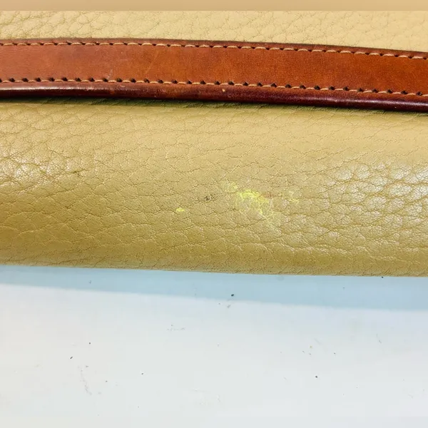 Vintage Dooney & Bourke All Weather Leather Checkbook Wallet, Taupe/British Tan - Image 13