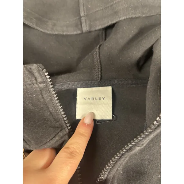 Varley HOODED Anset Tie front jacket in Black Size S~VERY NICE - Image 9