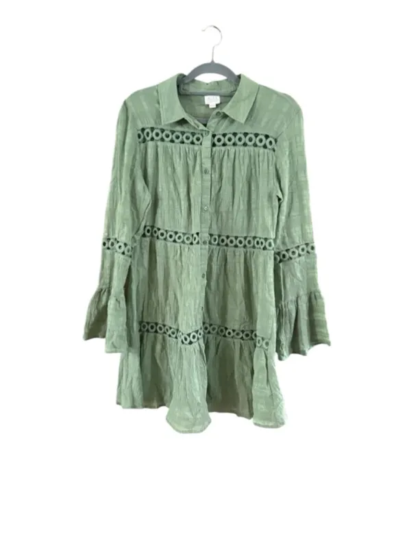 Women's Ibiza Anne Cole Green Mini Dress S - Image 7