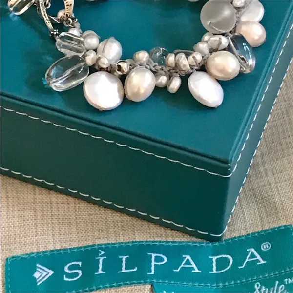 Silpada Effervescence Bracelet Pearl Quartz - Image 5