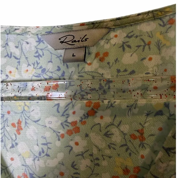 Rails Kiki Green Summer Meadow Dress - Image 4