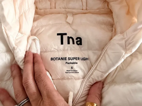 Tna Botanie Super Light Packable Puffer Jacket, Size S - Image 2