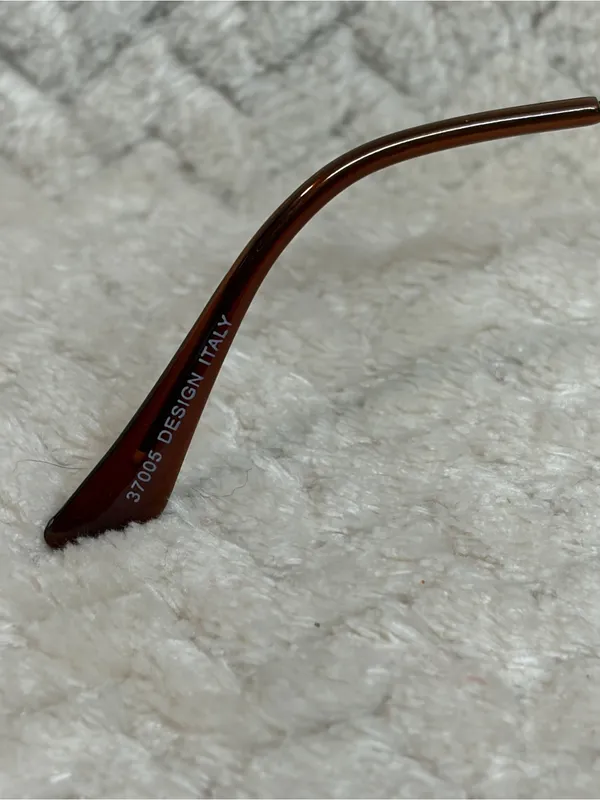 Rivanchy Aviator Sunglasses Brown Gradient Lens Metal Frame‎ Retro Vibe - Image 5