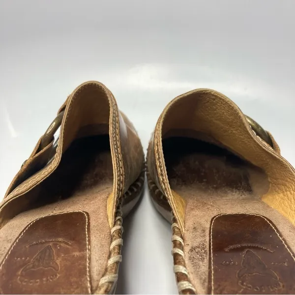 Vintage Frye‎ Charlotte ring leather mules clogs size 7 - Image 5