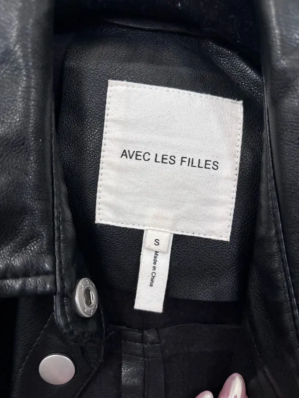 Avec Les Filles Oversized black leader jacket - Image 2