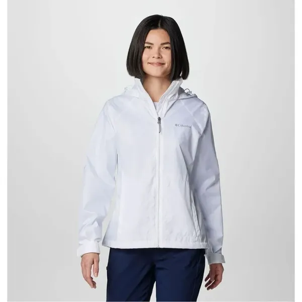 Columbia size 1X Switchback white windbreaker. - Image 2