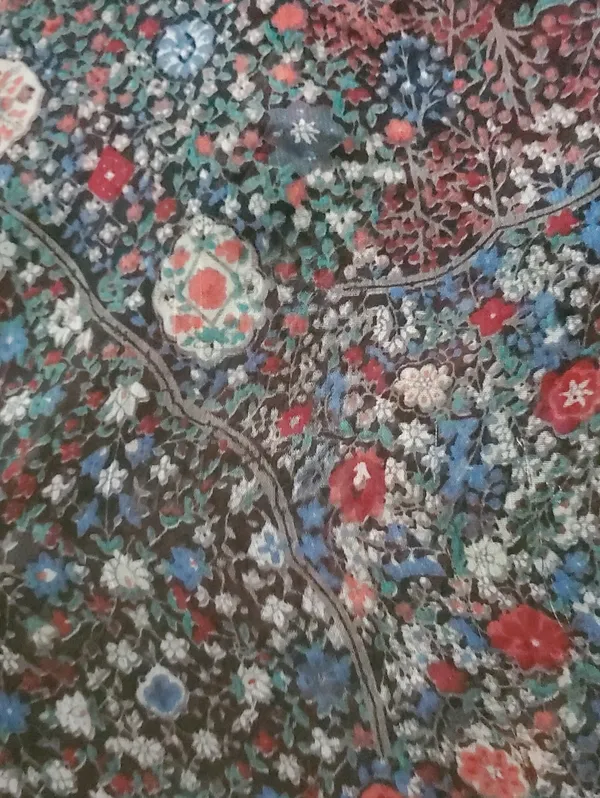 Fire Los Angeles Floral Racerback Tank Top - Red, Blue, Brown - Image 3