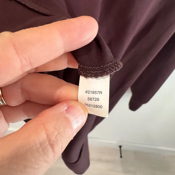 Spanx AirEssentials Cowl Neck Sweatshirt XS Brown Pullover 21857R - Image 4