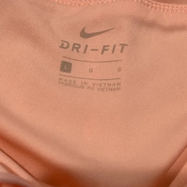Nike Shorts Womens light pink Swoosh Activewear Pants Running Trunks -Large - Image 3
