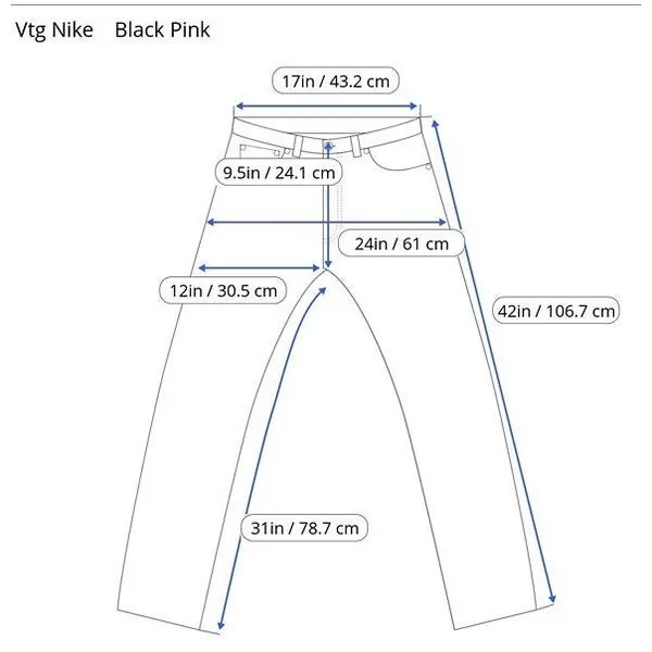 Vintage Nike Black Pink Warm Up Training Pants Women’s Size L Lined Streetwear - Image 8