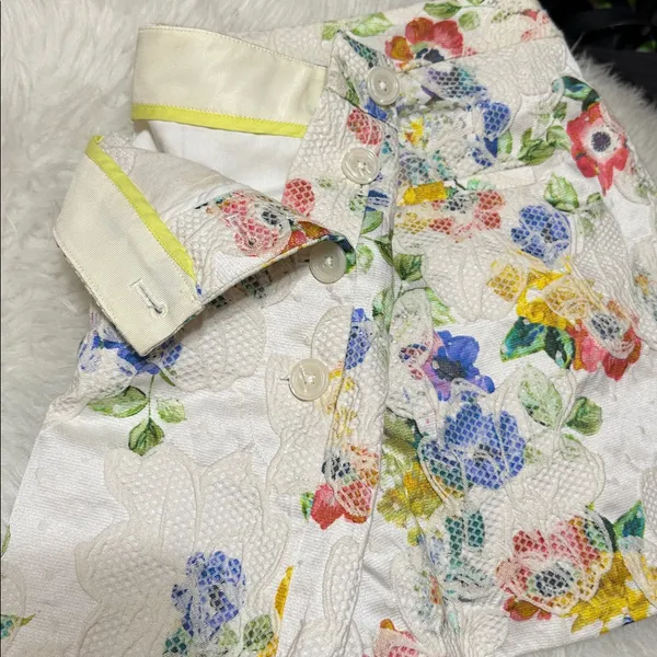 Anthropologie Shorts Catalonia Elevenes 12 Floral all over detail pockets - Image 3