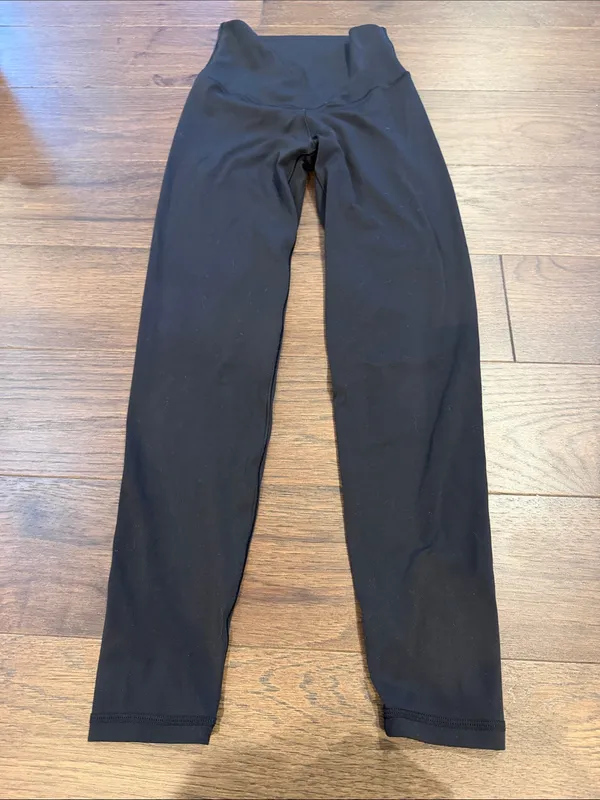aerie Black High-Rise Leggings Size XS Short- C33-085 - Image 3