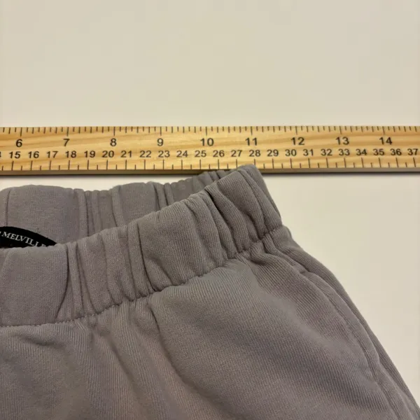 Brandy Melville Sweatpants Women One Size Small Grey Rosa Joggers Fleece - Image 7