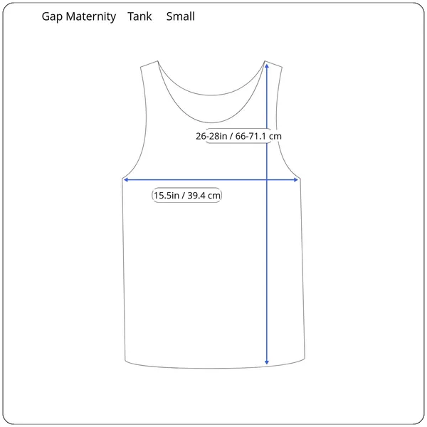 GAP Maternity Womens‎ Tank Top Size Small Asymmetrical Striped Summer Beachy - Image 8