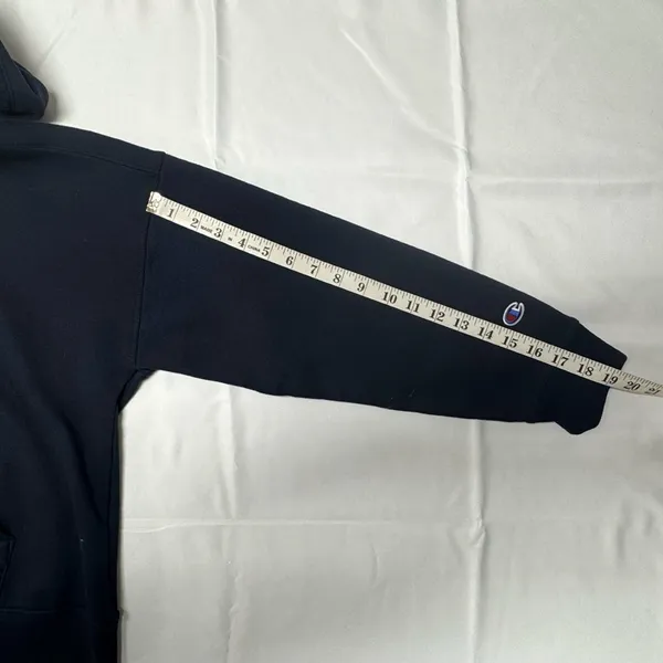 Champion Michigan Wolverines Women Navy Blue‎ Hooded - Size L. - Image 6