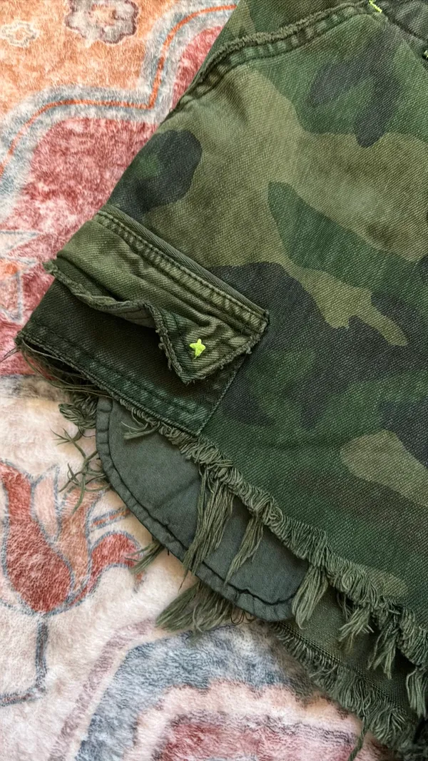 We The Free Camo Shorts Commander Cut-Off - Image 6
