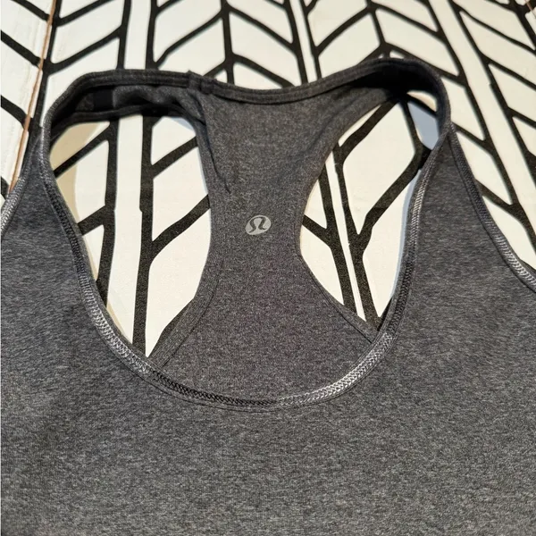 Lululemon Cool Racerback Tank in Heathered Coal Gray size S - Image 8