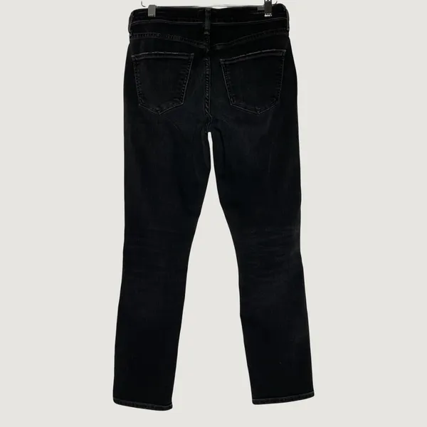 Citizens of Humanity Rocket Crop Women's Sz 25 Black Distressed Skinny Jeans EUC - Image 2