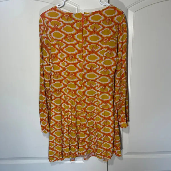 Her Universe Star Wars Solo Bell Sleeve Millennium Falcon Orange Dress Womens M‎ - Image 5