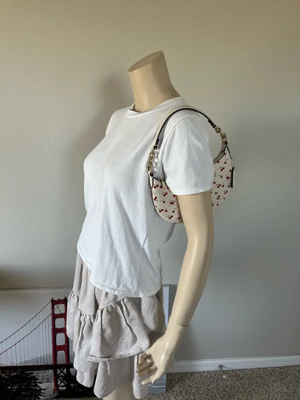 Coach Mini Payton Hobo With Cherry Print  - Image 6