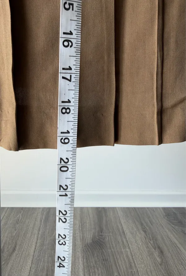 Vintage 100% Silk Pleated A-Line Skirt - Image 6