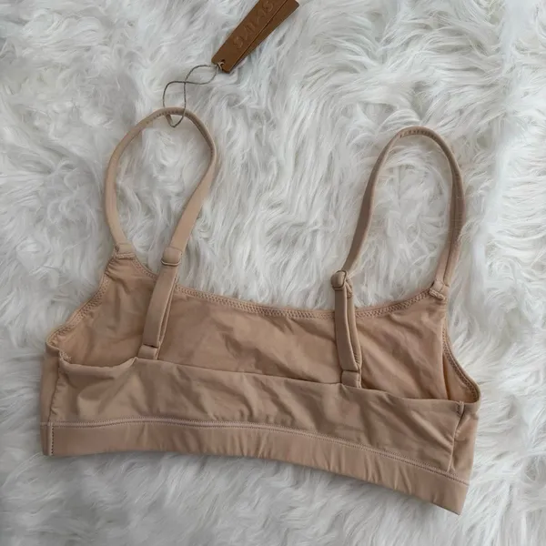 Skims Fits Everybody Scoop Neck Bralette Sand Size XS - Image 5