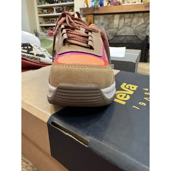 Teva Women Geotrecca Rapid Proof Low Brown Coral Waterproof Hiking Shoes Size 5 - Image 5