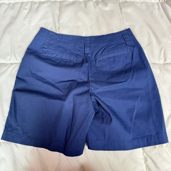 Talbots Shorts Women's‎ Size 2 Blue Stretch Casual A1-0026 - Image 5