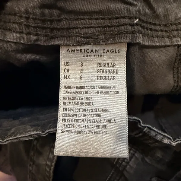 American Eagle Outfitters Dark Cargo Pants - Image 2