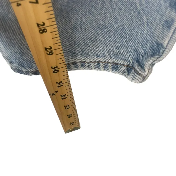 CK Calvin Klein Vintage 90s‎ Women's Plus Size 34 Baggy Light Wash Mom Jeans - Image 13