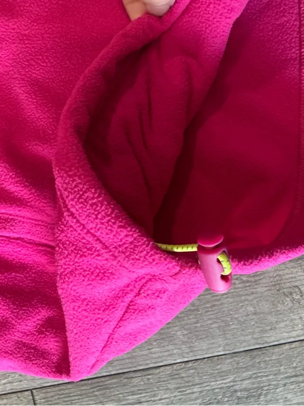 Gymshark Bright Pink Half-Zip Hooded Fleece - Image 8
