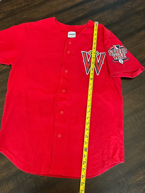 Streetwise 2003 Baseball Men’s Button Up Jersey West Coast Halo-Medium - Image 6