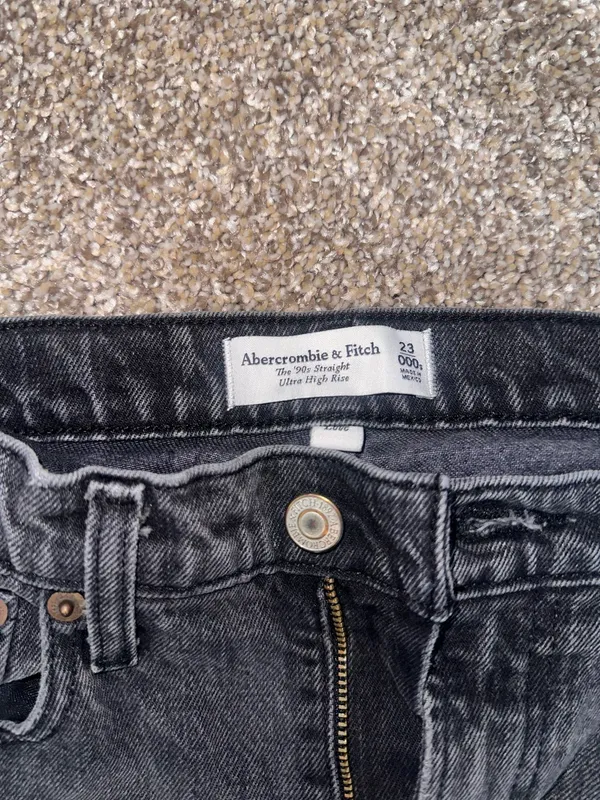 Ultra High-Rise 90s Straight Jeans Abercrombie - Image 4