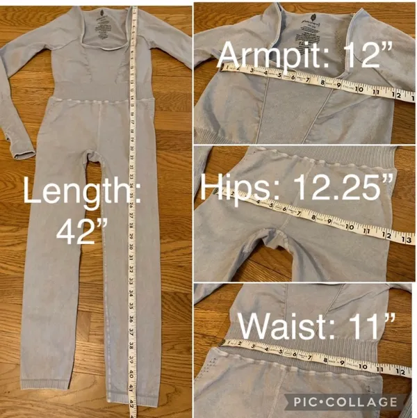 Free People Good Karma Long-Sleeve Onesie ice grey size XS/S - Image 16