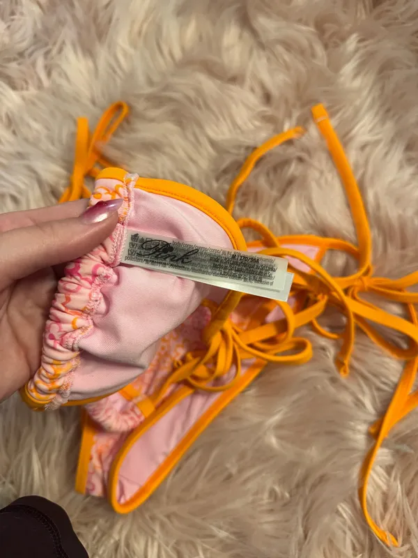 Frankies Bikinis x Victoria's Secret neon floral swimsuit set - Image 3