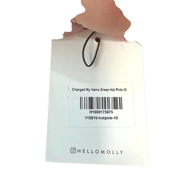 Hello Molly‎ Changed My Name Dress Hot Pink One Shoulder Ruched Size US 6 - Image 11