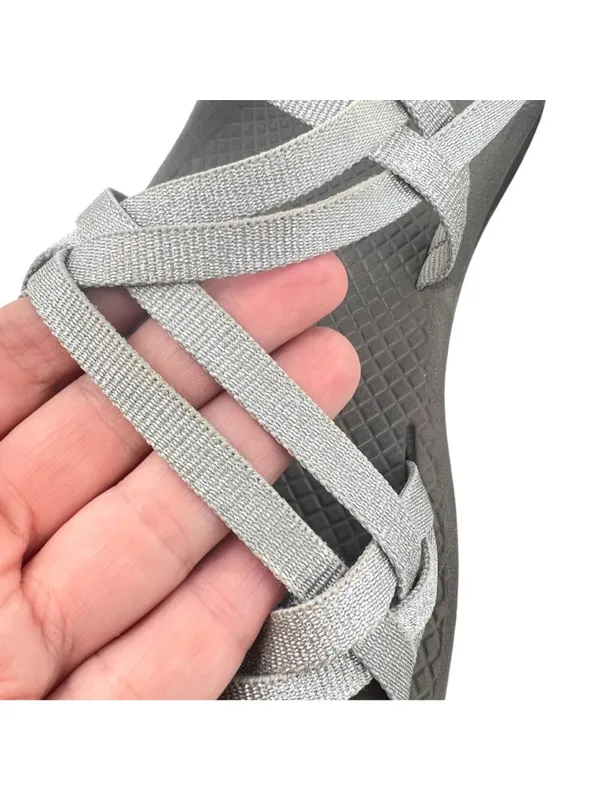 Chacos Women's Z Cloud X2 Metallic Silver Sandal Strappy Outdoor Comfort Size 10 - Image 11