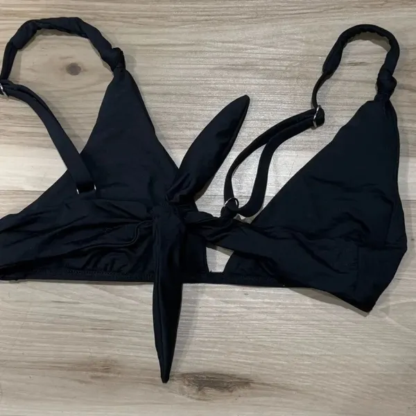 Dippin’ Daisy’s Black Bikini Top Women’s Medium - Image 2