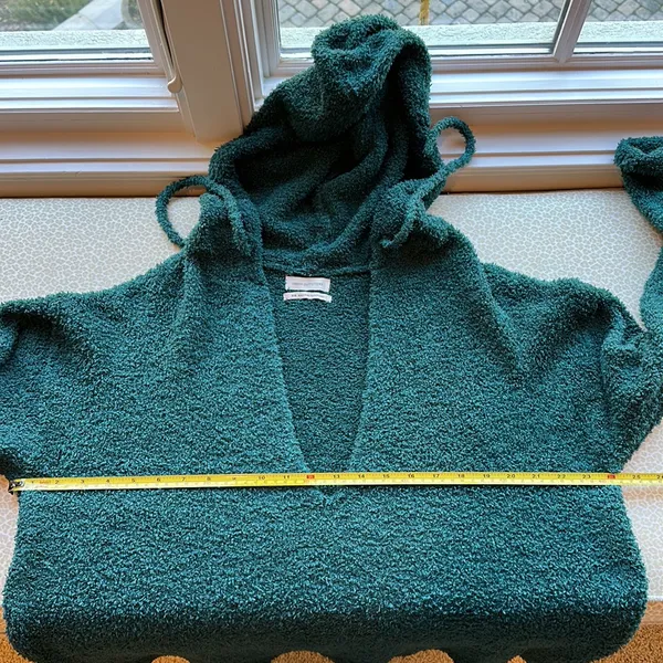 Urban Outfitters Hooded Pullover Tunic emerald green size M - Image 8