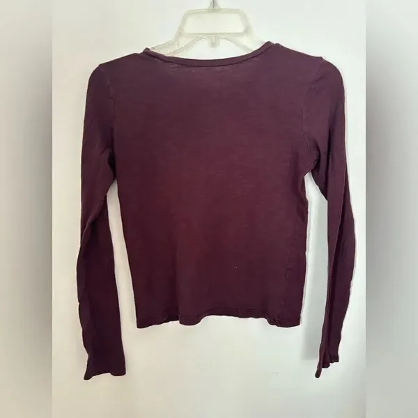 American Eagle Long Sleeve Tee Size XS Cotton Modal - Image 10