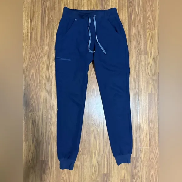 FIGS Zamora Navy cargo jogger scrub pants size XS/T. - Image 3